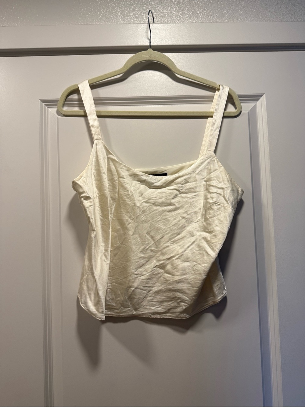 Lafayette 148 New York Cream Satin Camisole